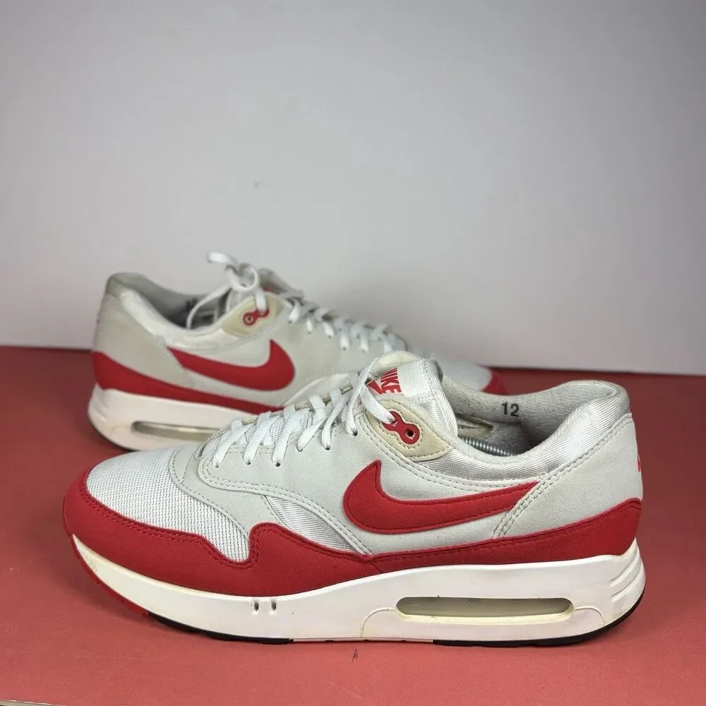 Nike Air Max 1 '86 OG Big Bubble Sz 12 White/Red Low Top Sneaker 2023 DQ3989-100